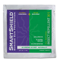 SPF 30 Sunscreen Towelette with Insect Repellent(#27650)<br />(box of 50)